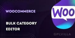 Download Bulk Category Editor for WooCommerce