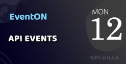 Download EventOn API Events WordPress Plugin GPL
