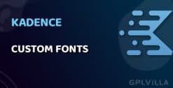 Download Kadence Custom Fonts GPL WordPress