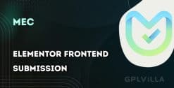 Download Elementor Frontend Event Submission Builder Addon Builder for MEC
