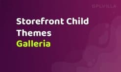 Woocommerce Galleria Storefront Child Theme