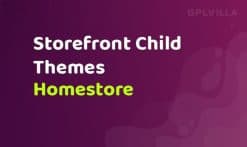 WooCommerce Homestore Storefront Child Theme