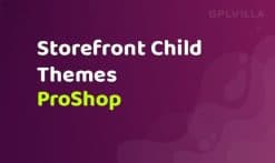 WooCommerce ProShop Storefront Child Theme