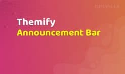 Themify Announcement Bar
